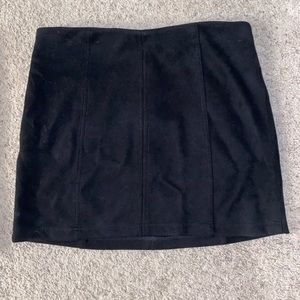 Wild Honey Faux Suede Skirt